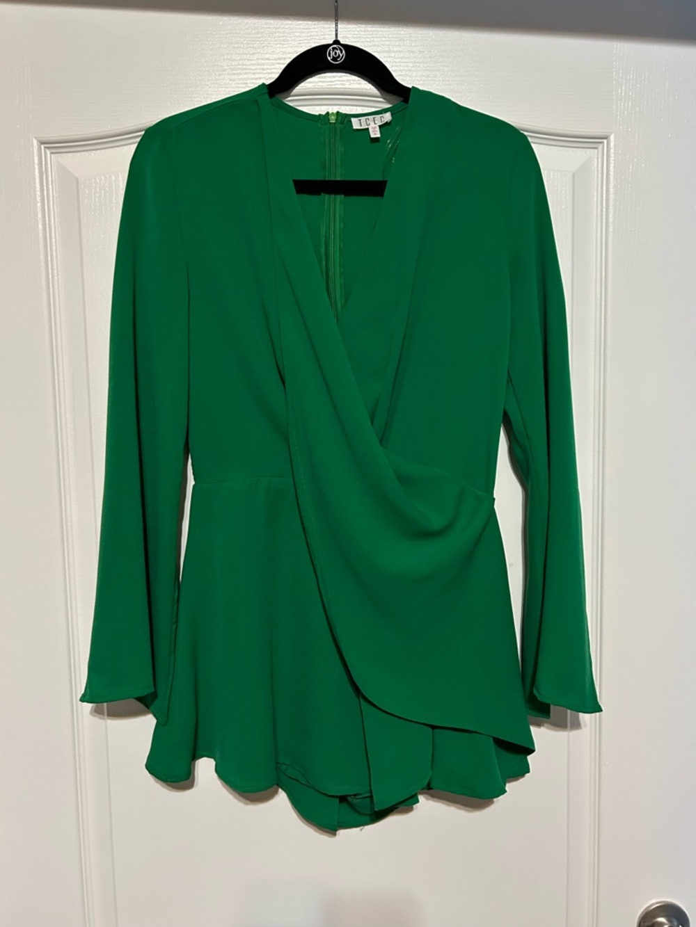 TCEC Emerald Green Wrap Romper
